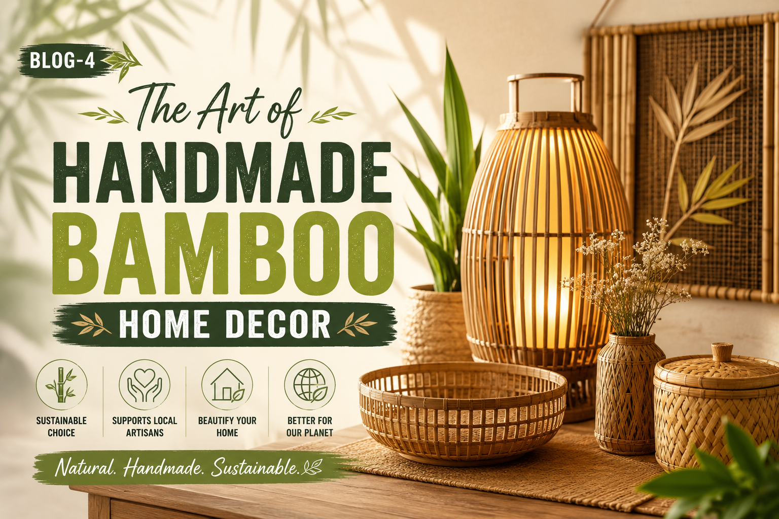 The Art of Handmade Bamboo Home Decor