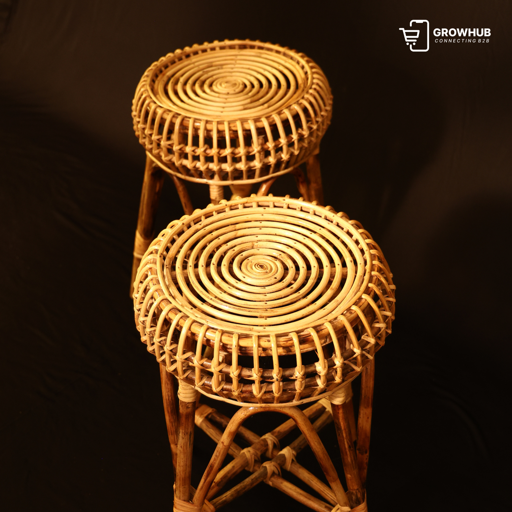 SUNRISE RATTAN STOOL