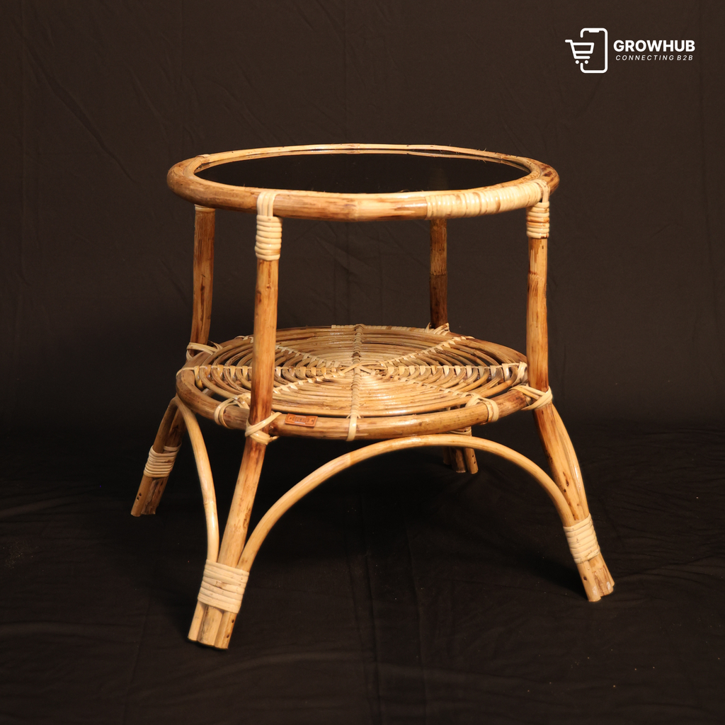 THE SERENITY RATTAN TABLE