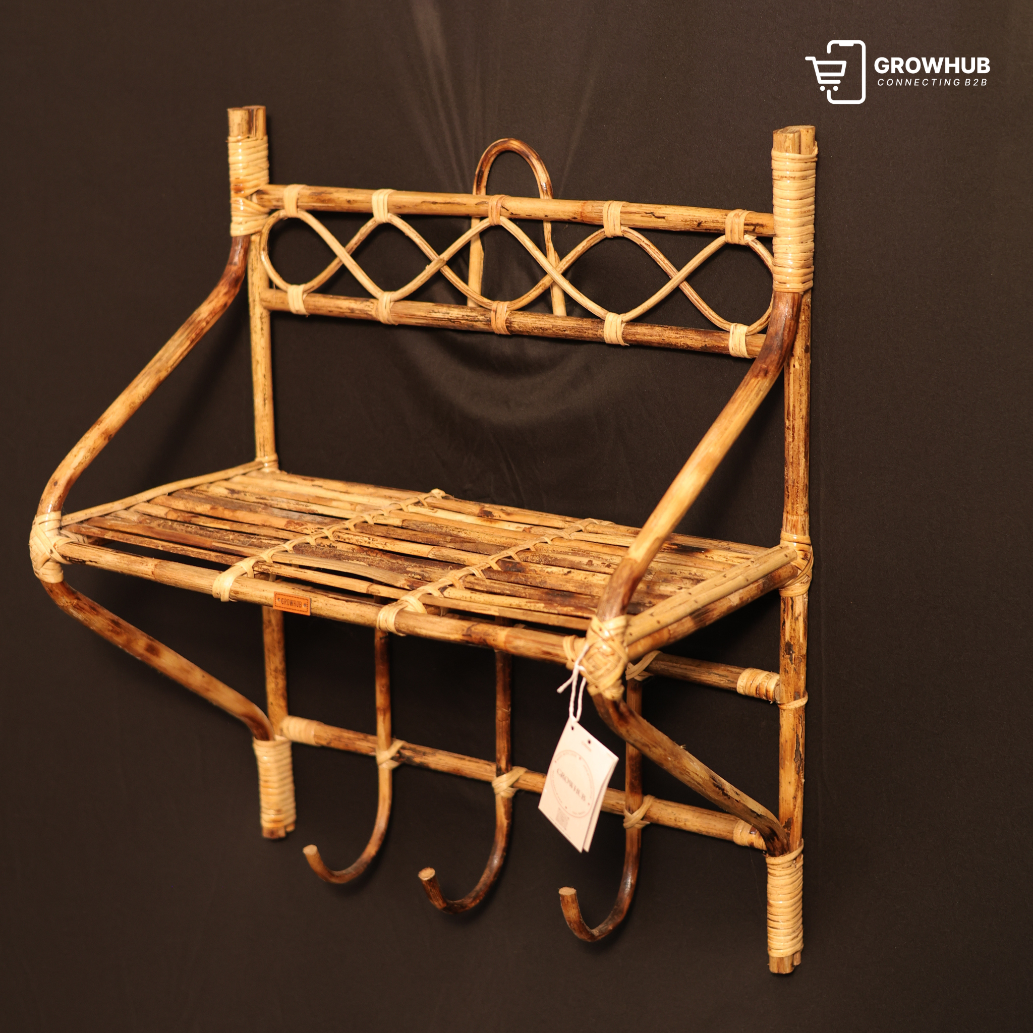 CANE CRAFT WALL ORGANIZER