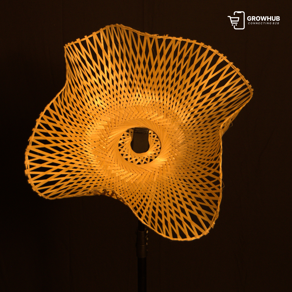 RADIANT WEAVE BAMBOO PENDANT