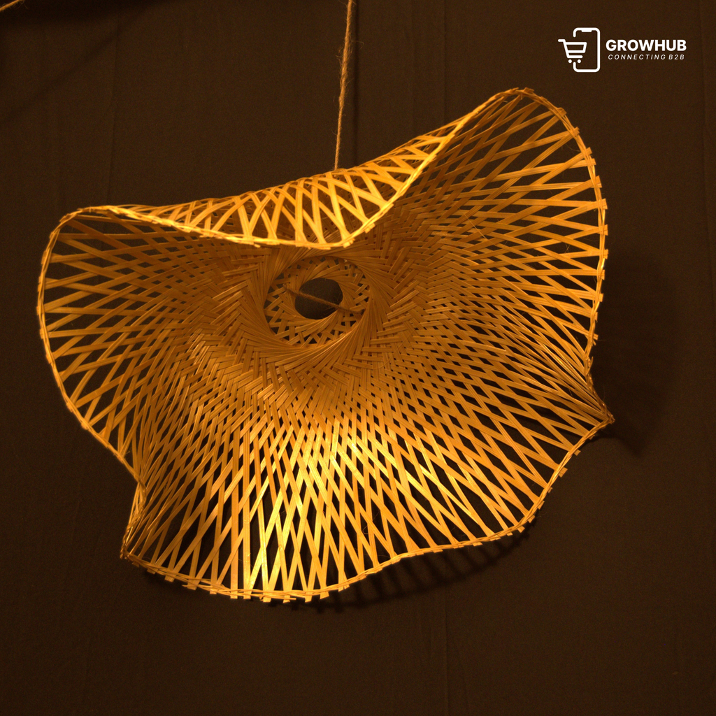 RADIANT WEAVE BAMBOO PENDANT