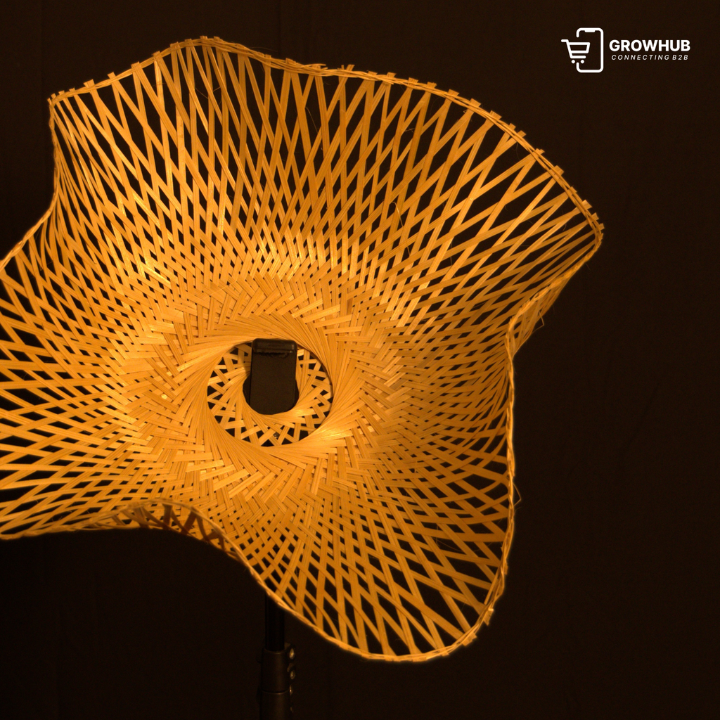RADIANT WEAVE BAMBOO PENDANT