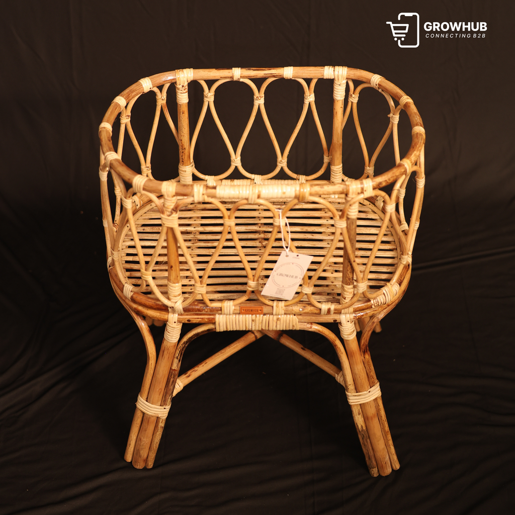 HANDCRAFTED BOHO RATTAN BASSINET