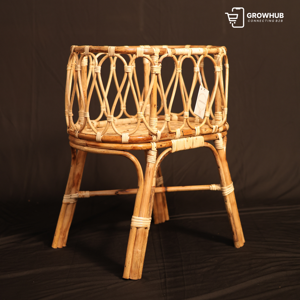 HANDCRAFTED BOHO RATTAN BASSINET