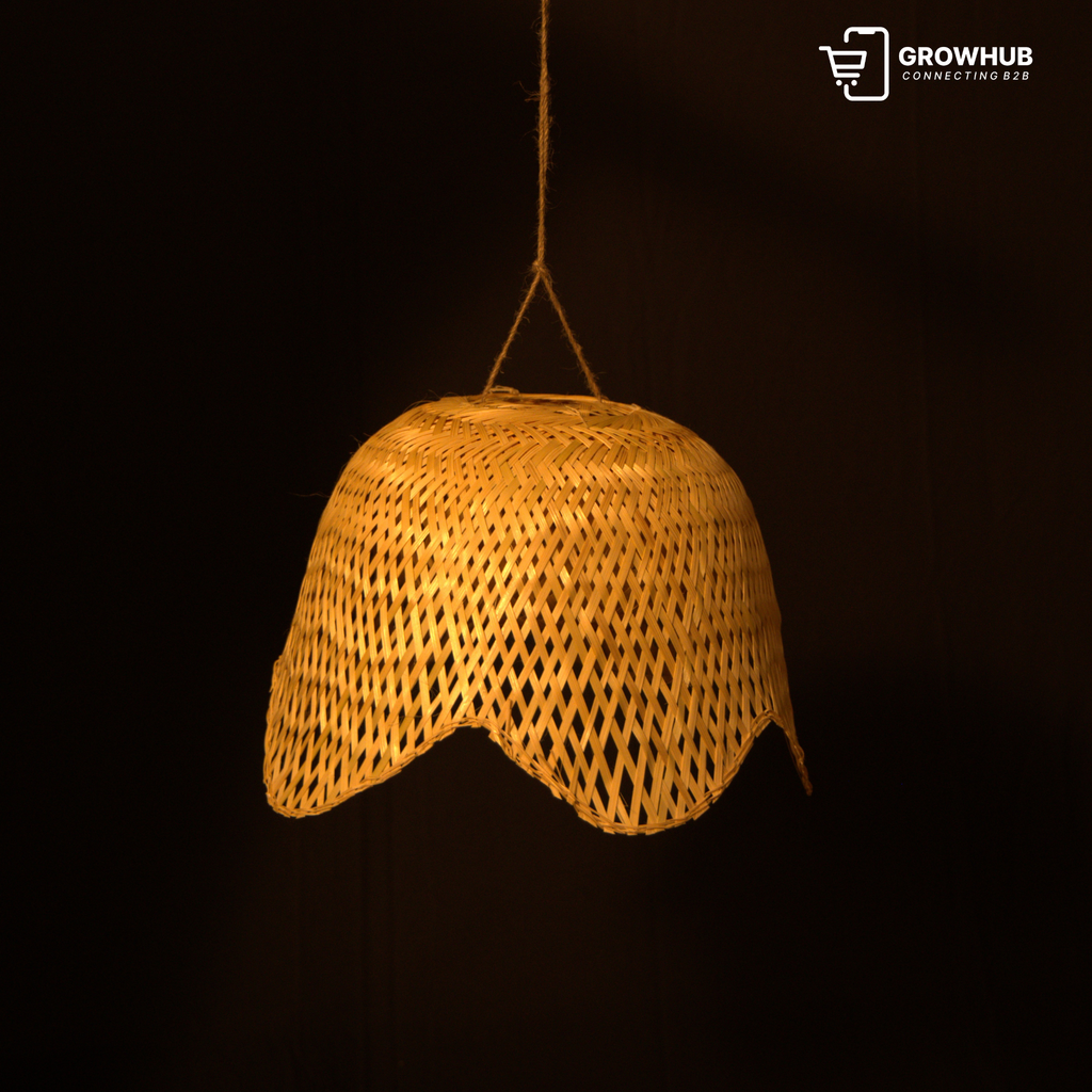 HANDWOVEN BELL PENDANT LIGHT