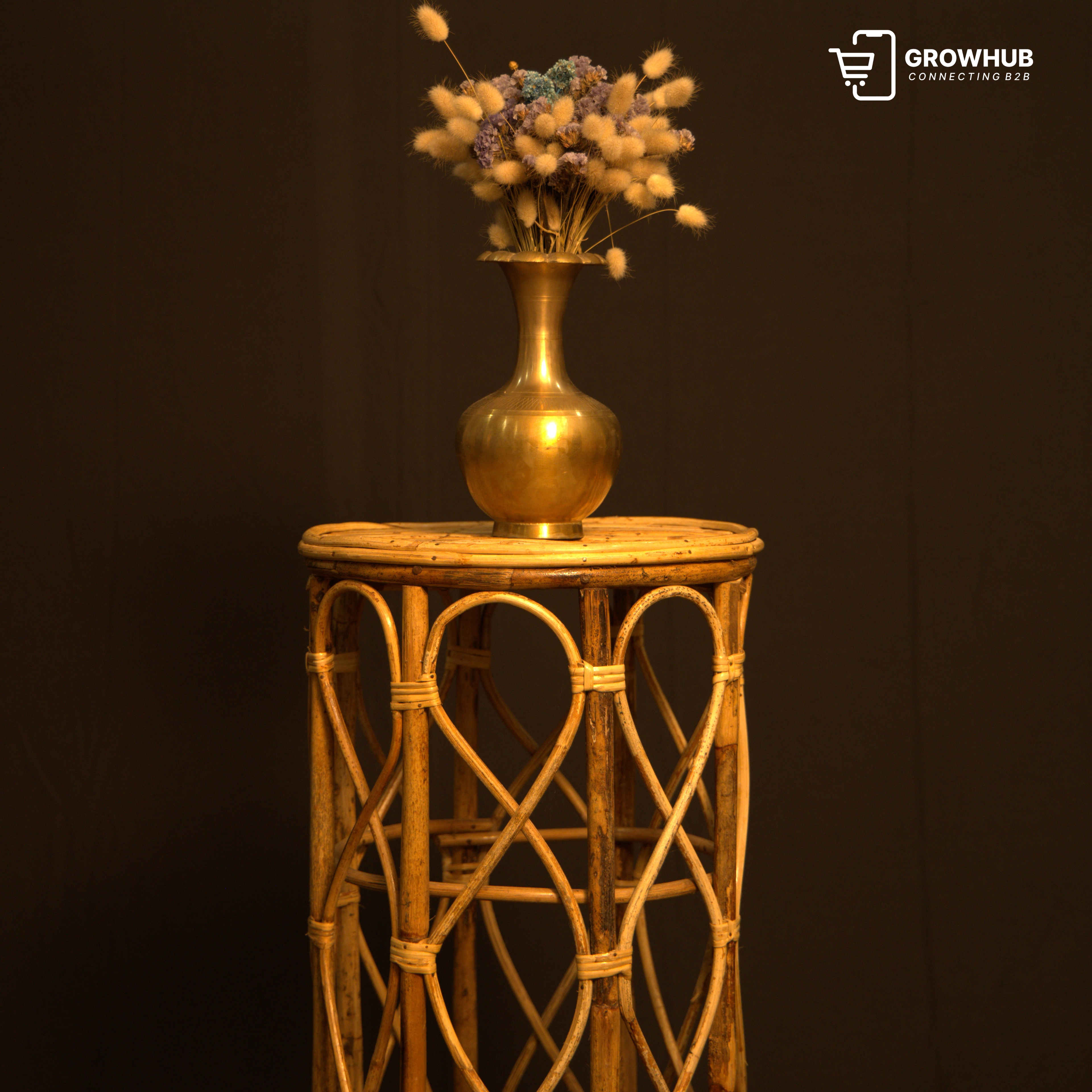 CANE TALL CORNER STAND