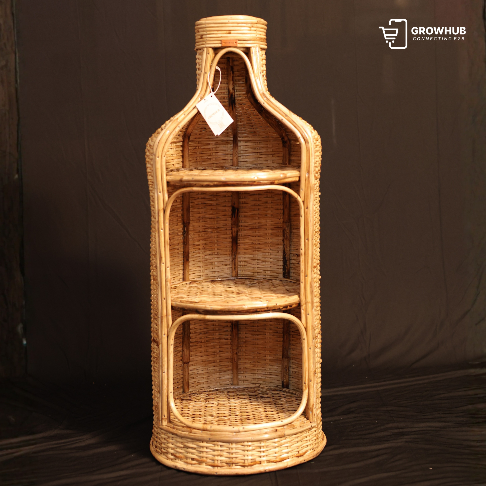 The Bohemian Wicker Shelf