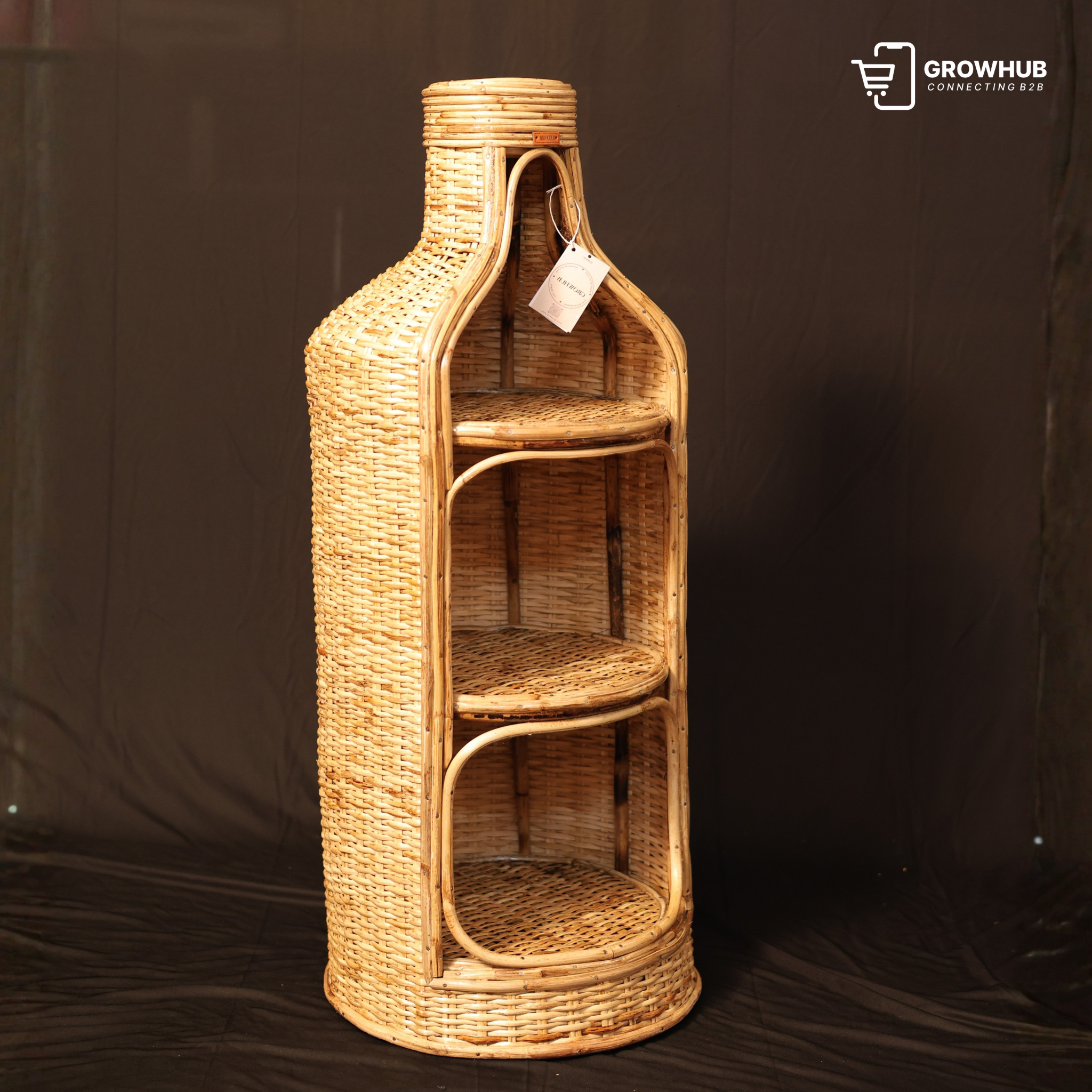 The Bohemian Wicker Shelf