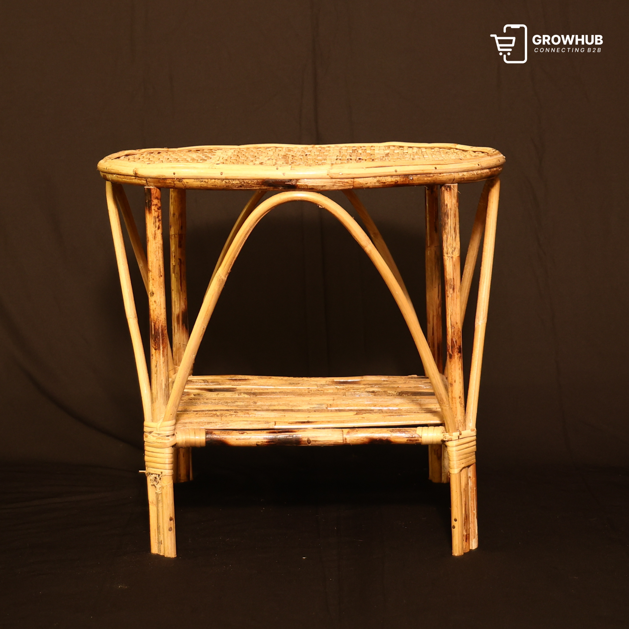 GROVE RATTAN SIDE TABLE