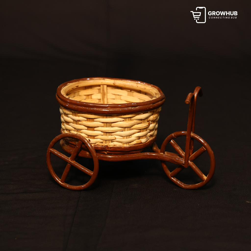 CANE TRICYCLE BASKET