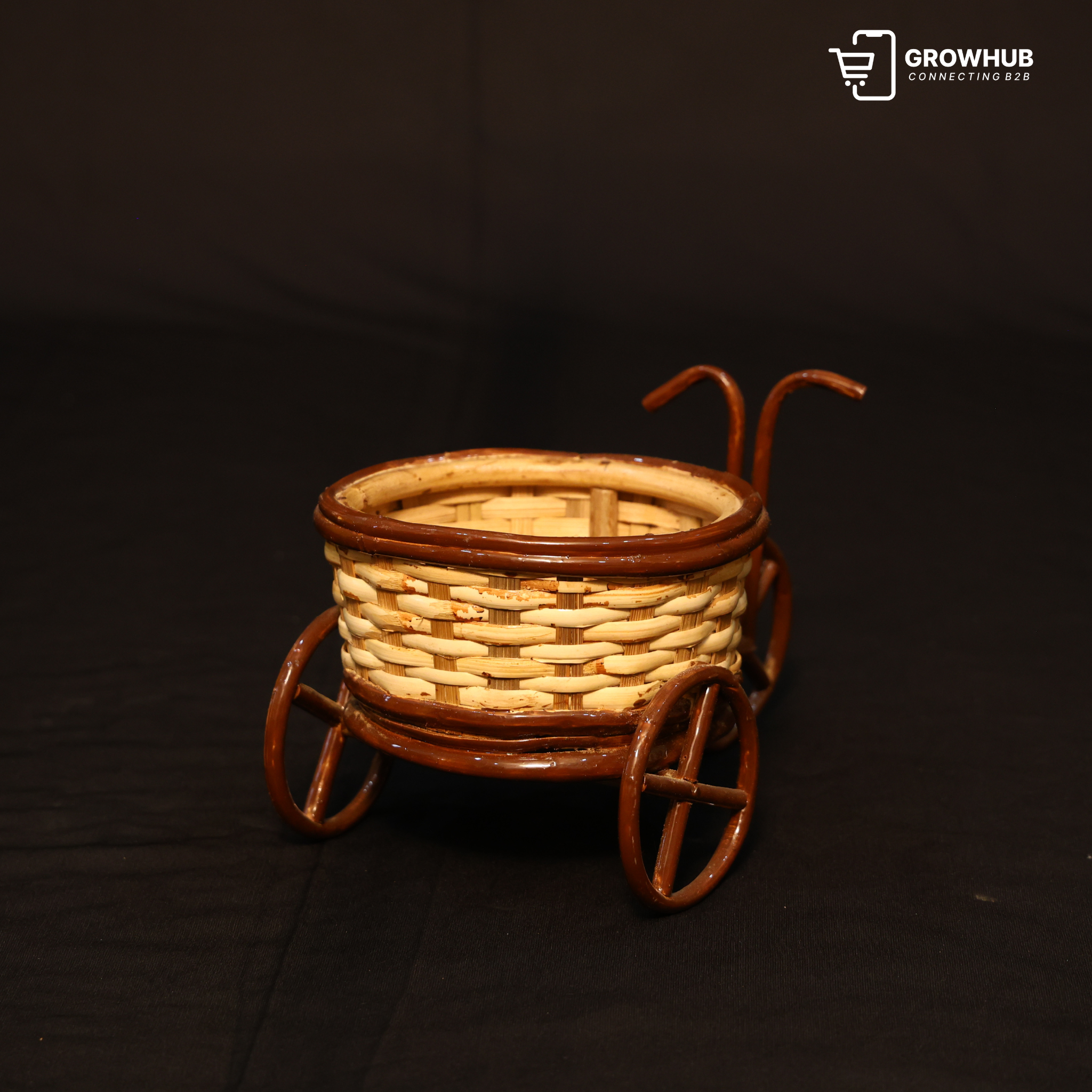 CANE TRICYCLE BASKET