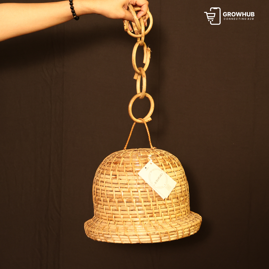 CANE BELL-DOME PENDANT LIGHT