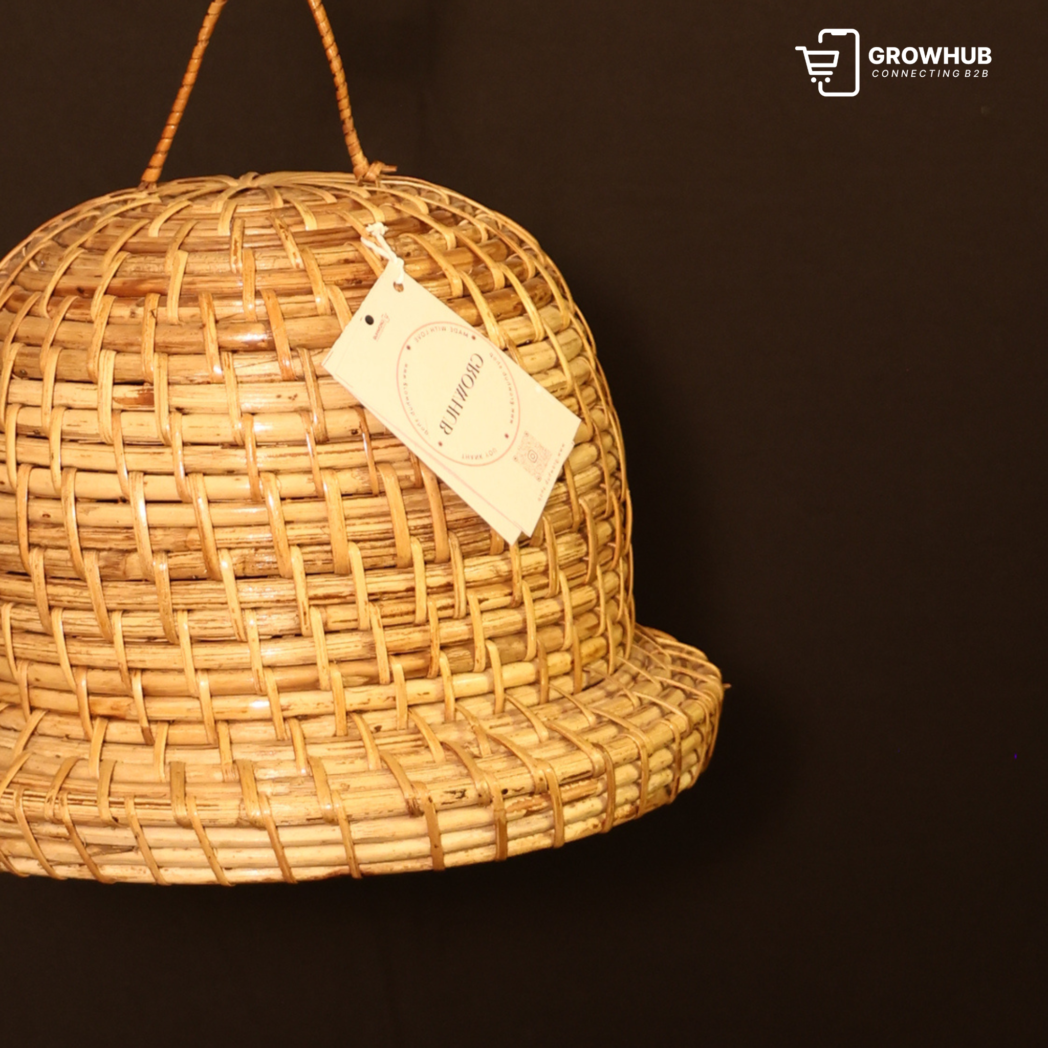 CANE BELL-DOME PENDANT LIGHT