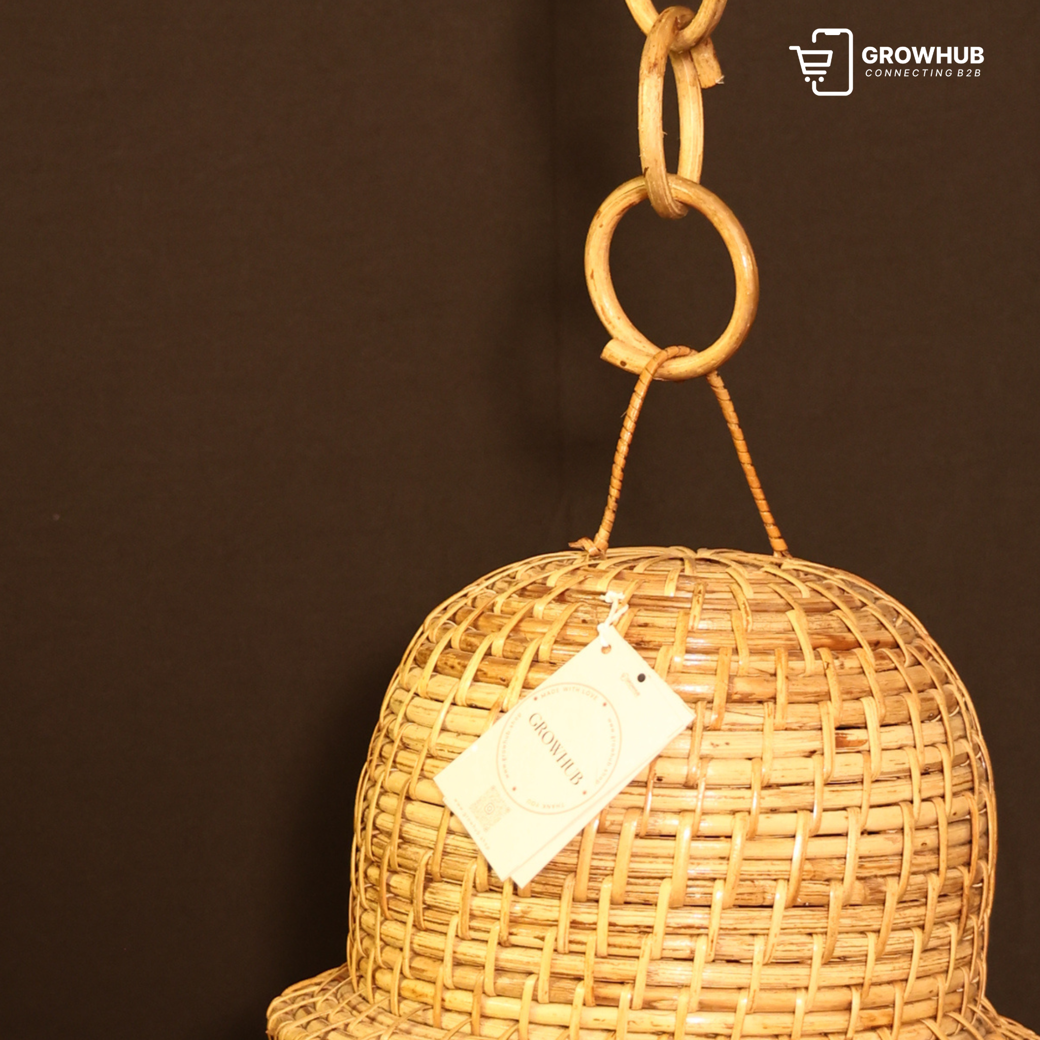 CANE BELL-DOME PENDANT LIGHT