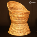 RATTAN COCOON STOOL