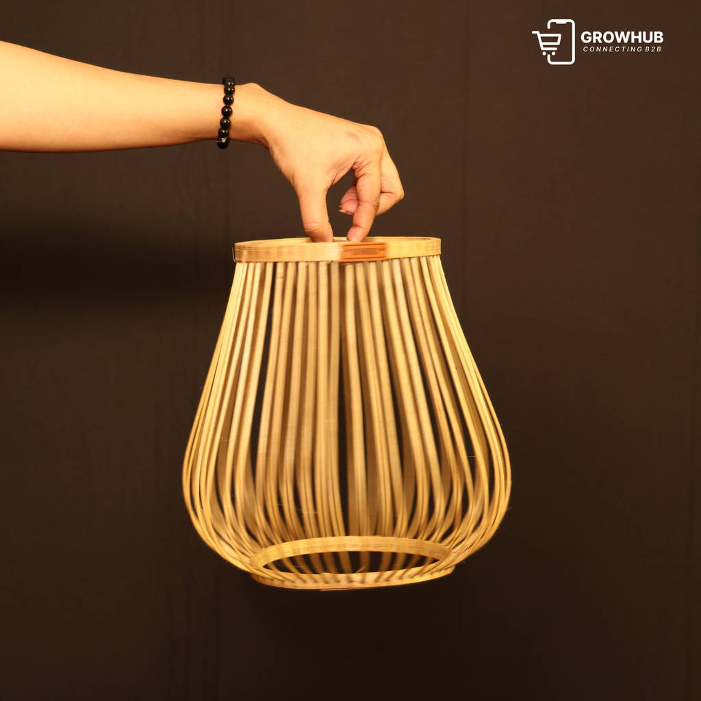 BAMBOO CAGE LAMPSHADE