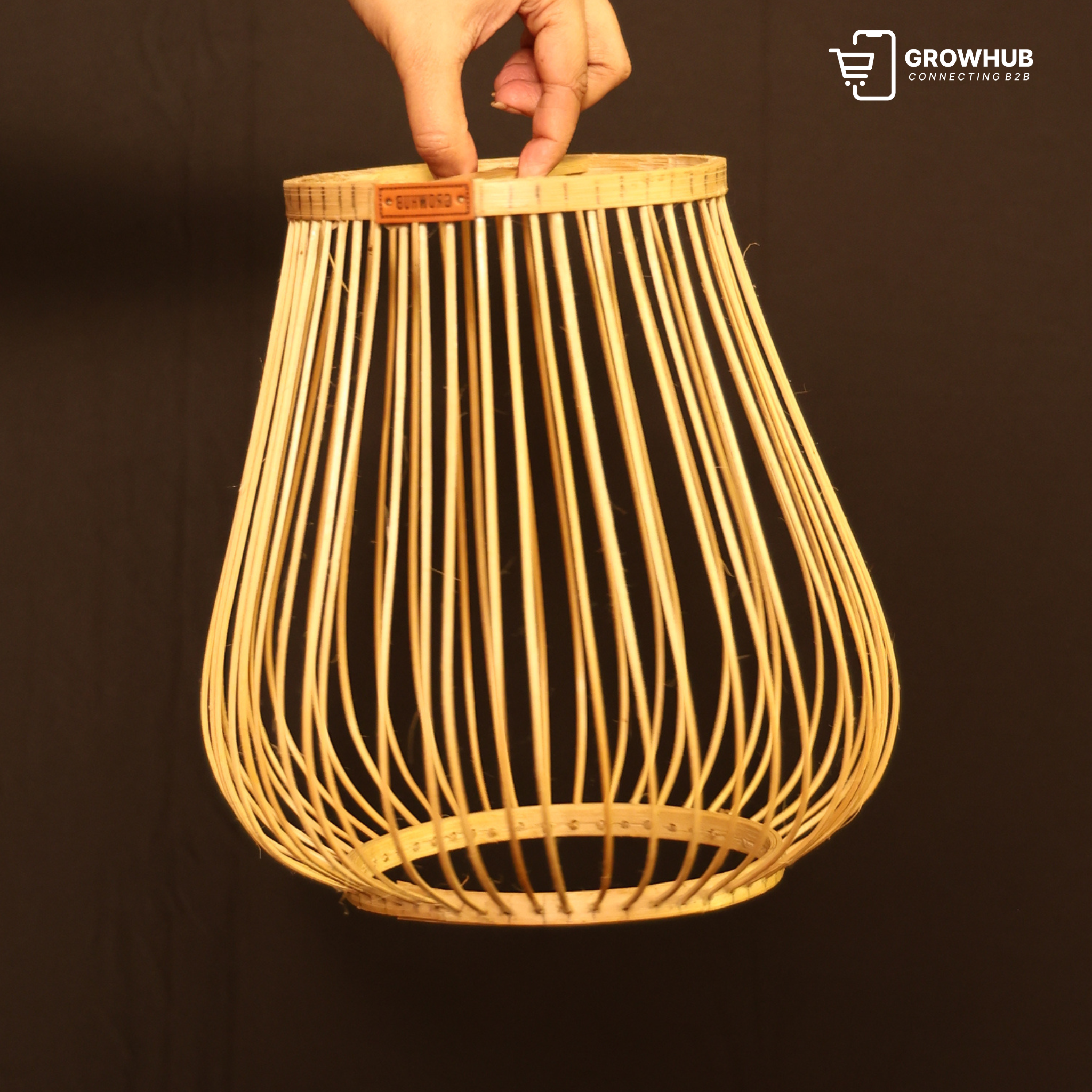 BAMBOO CAGE LAMPSHADE